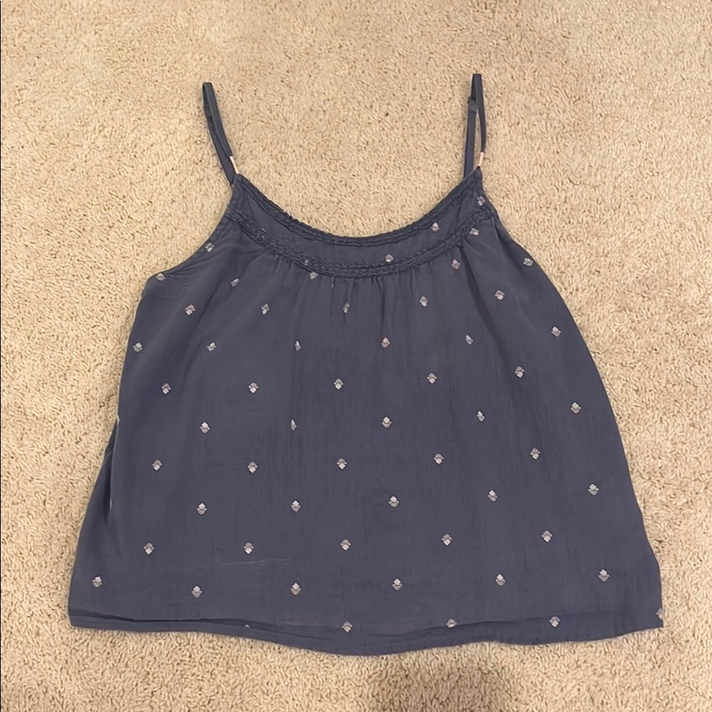Abercrombie Blue Patterned Top